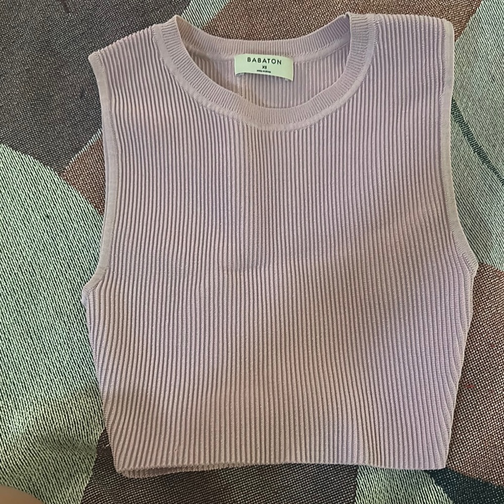 Babaton Women's Purple Sleeveless Top